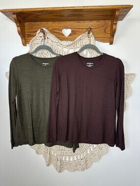 Bombas Merino Wool Blend Base Layer Long Sleeves Size Small